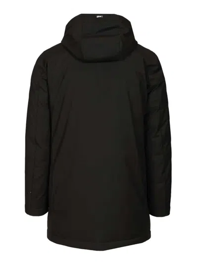 Herno Puffer Jacket With Knutted Collar In Black