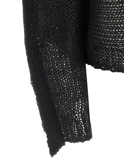 Issey Miyake Panini Top In Black