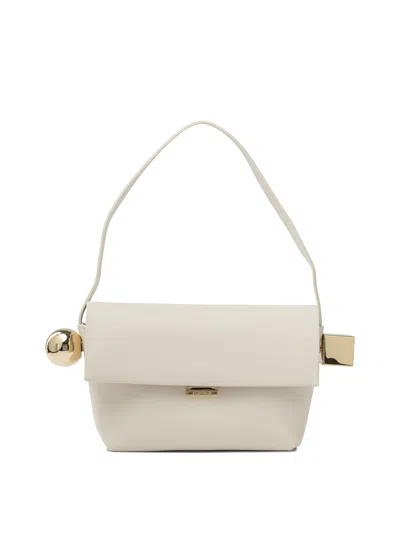 Jacquemus Flap Shoulder Bag In Gray
