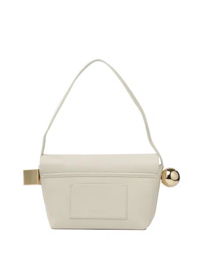 Jacquemus Flap Shoulder Bag In Gray