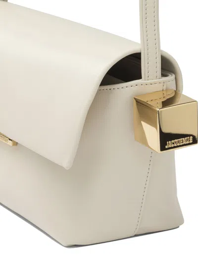 Jacquemus Flap Shoulder Bag In Gray