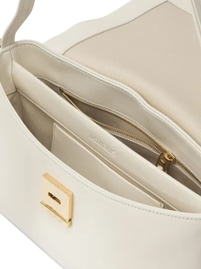 Jacquemus Flap Shoulder Bag In Gray