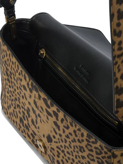 Pinko Crossbody Bags In Brown