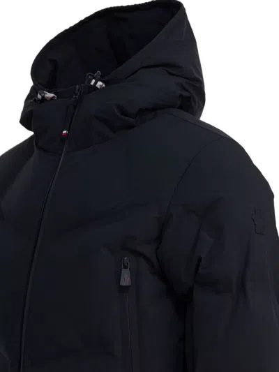 Moncler Grenoble Black Stretch Nylon Angren Down Jacket In Black