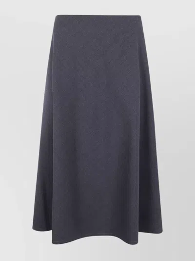 Tagliatore A-line Skirt Seam Detailing In Gray