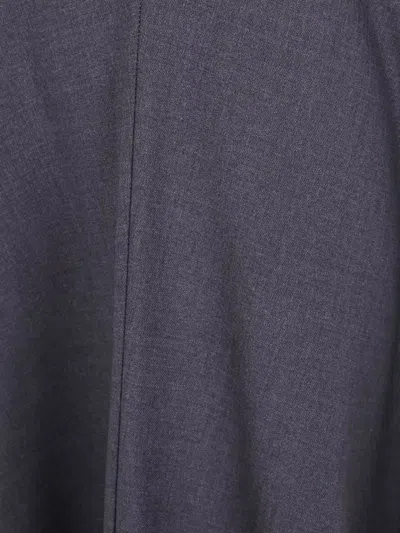 Tagliatore A-line Skirt Seam Detailing In Gray