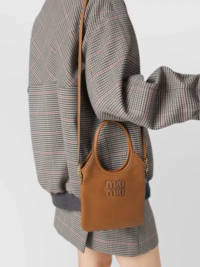 Miu Miu Women Ivy Mini Leather Handbag