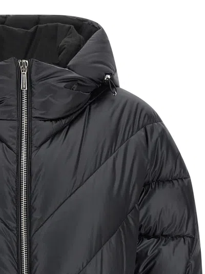 Moorer Wanita Quilted Down Jacket In Black