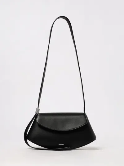 Jil Sander Small Crossbody Bag Adjustable Strap In Black