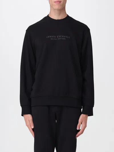 Armani Exchange Sweatshirt  Men Color Black In Black