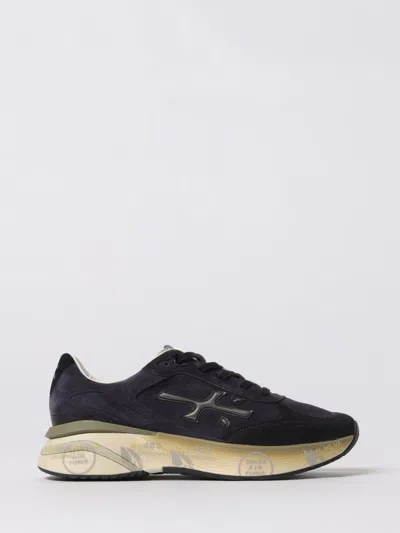 Premiata Sneakers  Men Color Blue In Black