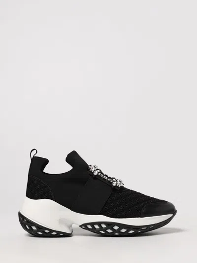 Roger Vivier Viv Run Fabric Sneaker In Black