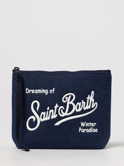 Mc2 Saint Barth Briefcase  Men Color Denim In Blue