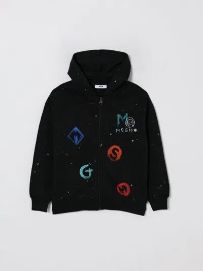毛衣 MSGM KIDS 儿童 颜色 黑色