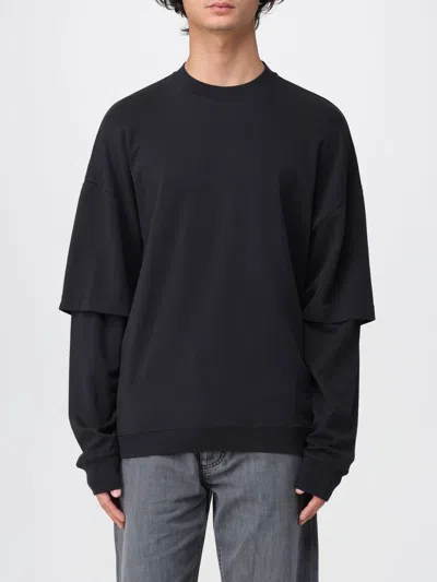 Darkpark Troy Layered Long-sleeve T-shirt In Black