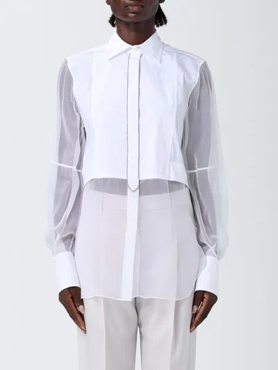 Brunello Cucinelli Cotton Shirt In White