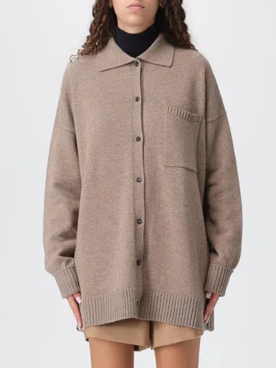 Max Mara Cashmere Cardigan In Brown