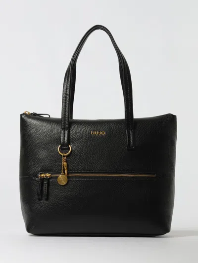 Liu •jo Chic Shoulder Bag Double Straps In Black