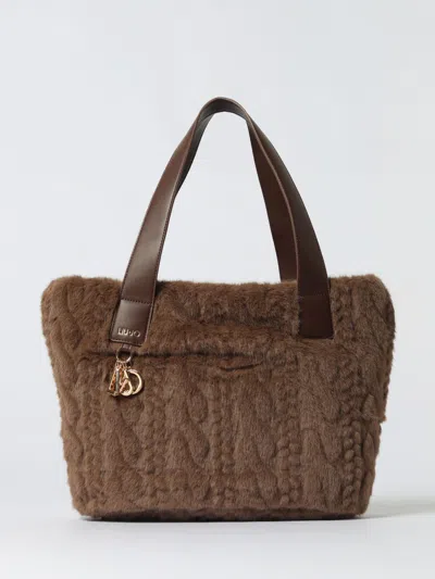Liu •jo Teddy Shoulder Bag Dual Handles In Brown