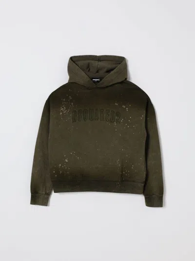 Dsquared2 Sweater  Kids Color Olive In Green
