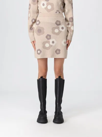 Kenzo Skirt  Woman Color Beige In Neutral