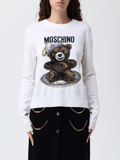 Moschino Sweater  Couture Woman Color White In White