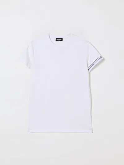 Dsquared2 T-shirt With Sleeve Logo In White