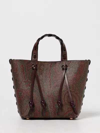 Etro Mini Bag  Woman Color Leather In Brown