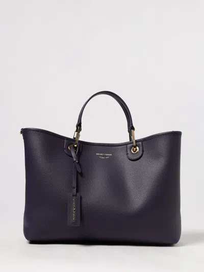 Emporio Armani Handbag  Woman Color Blue In Blue