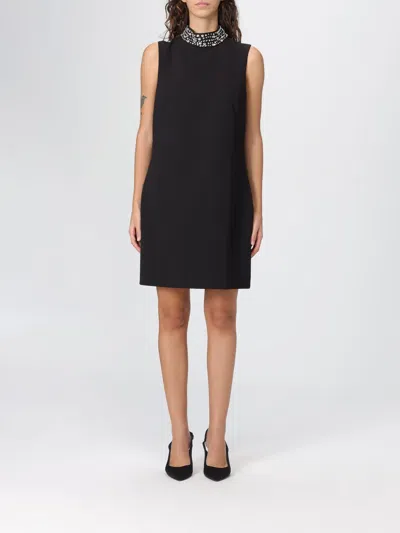 Liu •jo Liu Jo Short Black Dress With Rinhestones