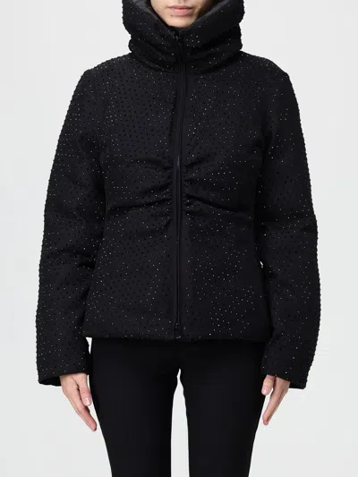 Pinko Down Jacket With High Collar In Black