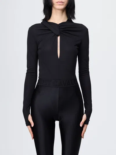 Just Cavalli Top  Woman Color Black In Black