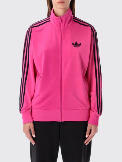 Adidas Originals 'adicolor Calssics Firebird' Zip Sweatshirt In Pink
