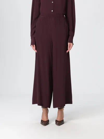 Liviana Conti Pants  Woman Color Burgundy In Burgundy