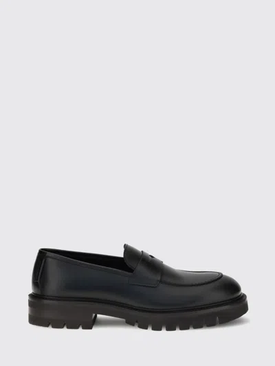 Ferragamo Flat Shoes With Minimalist Silhouette In Black