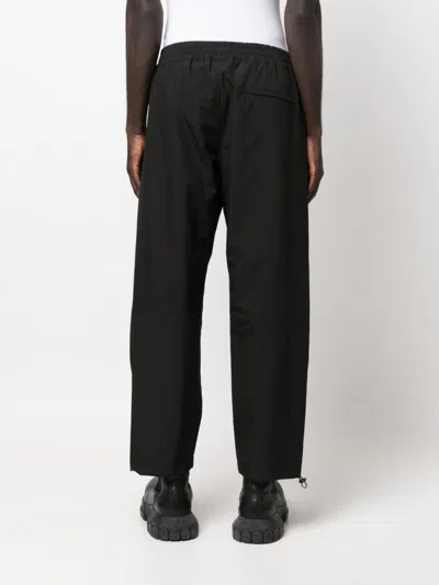 44 Label Group Men Black Logo Details Trousers, 28 Luxury Pants For Men Darveys In Black