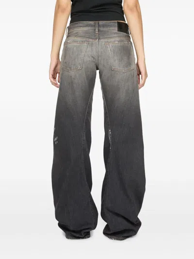 Acne Studios Wide-leg Denim Jeans In Black