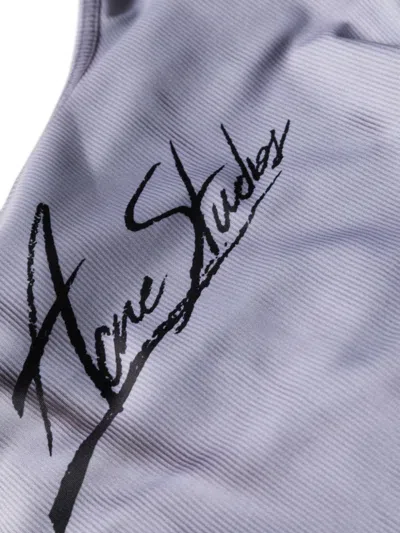 Acne Studios Bedruckter Badeanzug In Black Multicolor