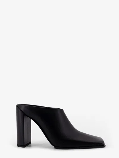 Alaïa 90 Square-toe Mules In Calf Leather In Black