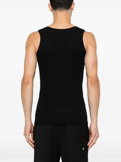 Alexander Mcqueen Alexander Mc Queen Skull Cotton Top In Black