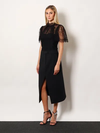 Alexander Mcqueen Top Mcqueen Woman Color Black In Black