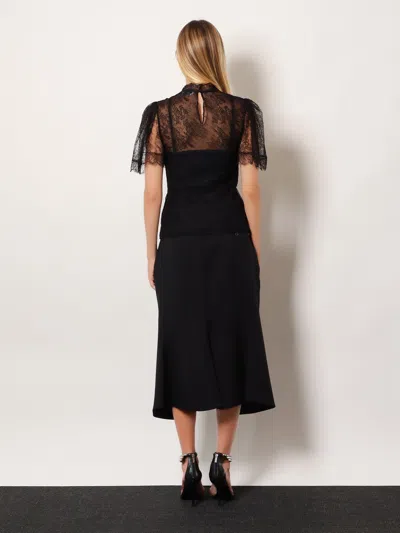 Alexander Mcqueen Top Mcqueen Woman Color Black In Black