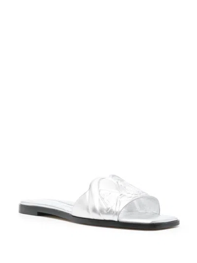 Alexander Mcqueen Alexander Mc Queen Seal Leather Sandals In Multi