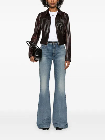 Alexander Mcqueen Skull Embroidery Slim Fit T-shirt In White