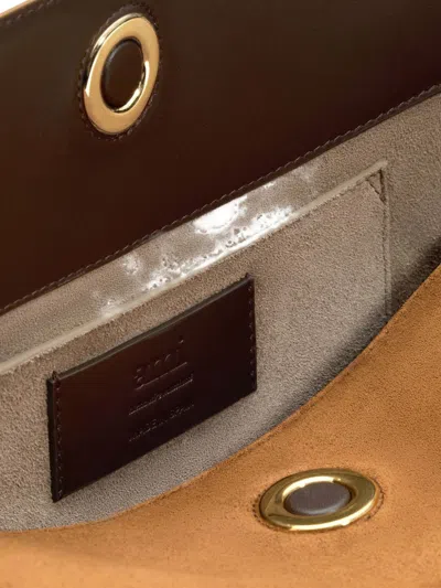 Ami Alexandre Mattiussi Ami Paris Women Rettangolare Borsa A Spalla In Brown