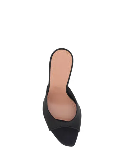 Amina Muaddi Women Alexa Slipper Sandals In Black