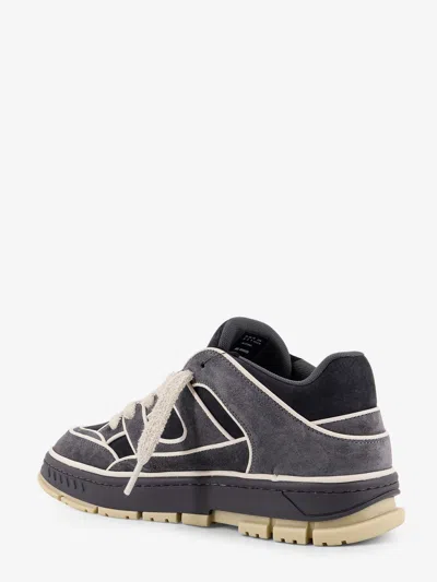Axel Arigato Low-top Nubuck Sneakers With Contrasting Stitching In Gray