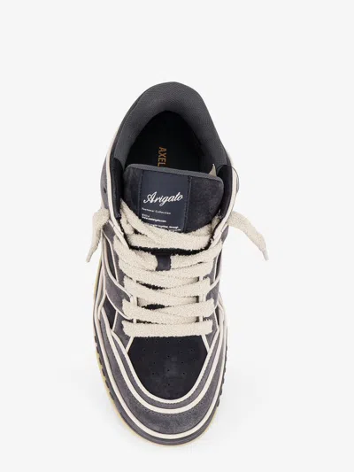 Axel Arigato Low-top Nubuck Sneakers With Contrasting Stitching In Gray