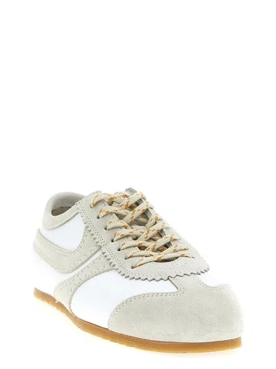 Dries Van Noten Leather Sneaker In Multi