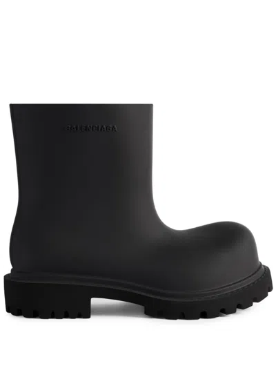 Balenciaga Black Eva Steroid Ankle Boots